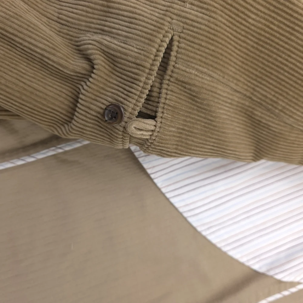 Critenden's Tan Corduroy Cool Cotton Men's Coat Sz M